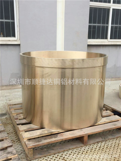 耐磨光面黄铜套 QSN4-3大口径锡青铜套 非标高强度铜轴套