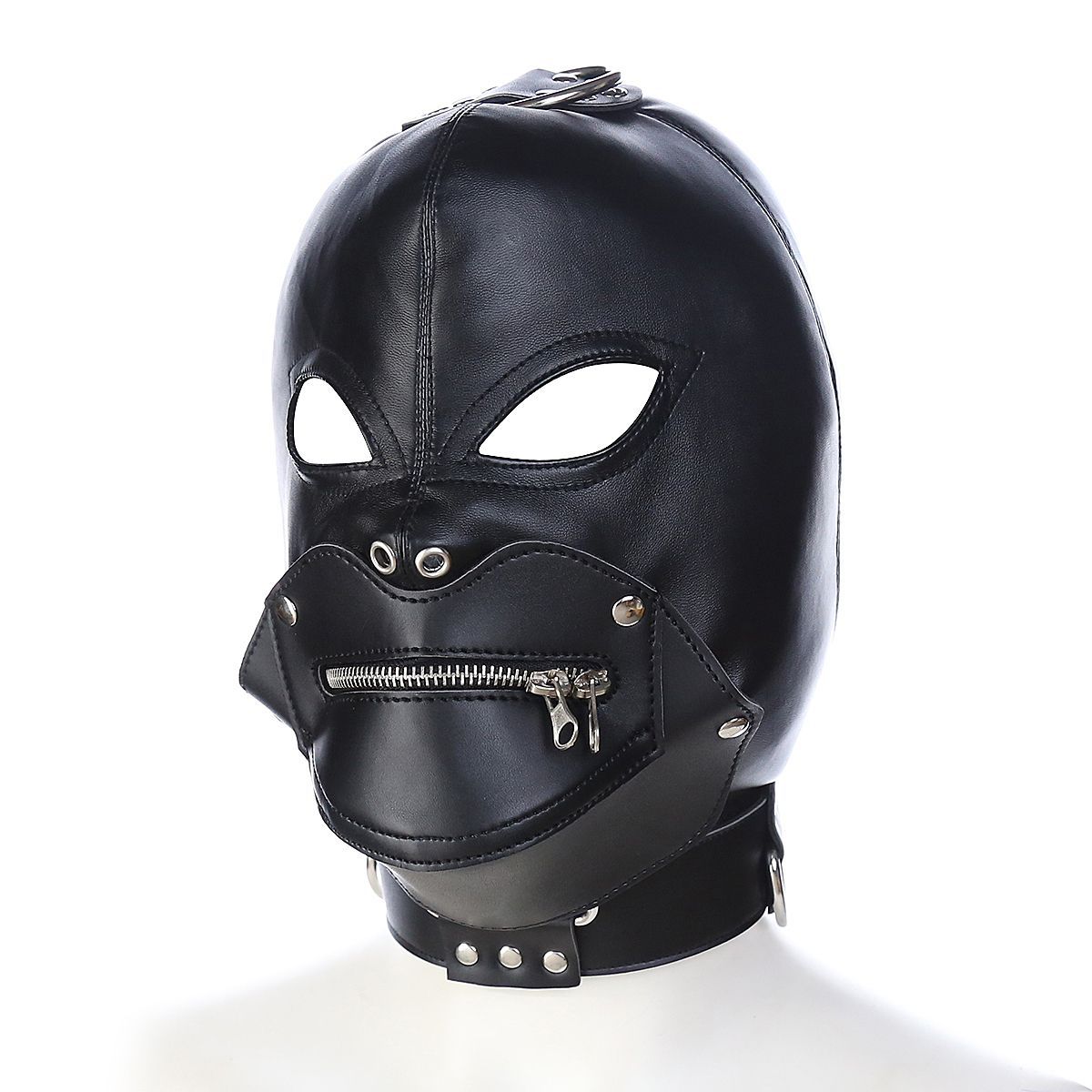 Suministrados directamente por el fabricante, juguetes para adultos, juguetes sexuales, accesorios para la cabeza, máscaras, accesorios para la cabeza de diablo de cuero, máscaras para los ojos, accesorios para escenarios. image 5