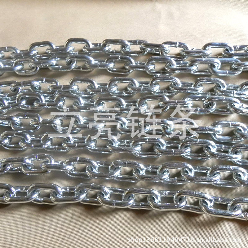 立亮链条厂专业加工  镀锌链条 起重链条 铁链 链条 型号齐全