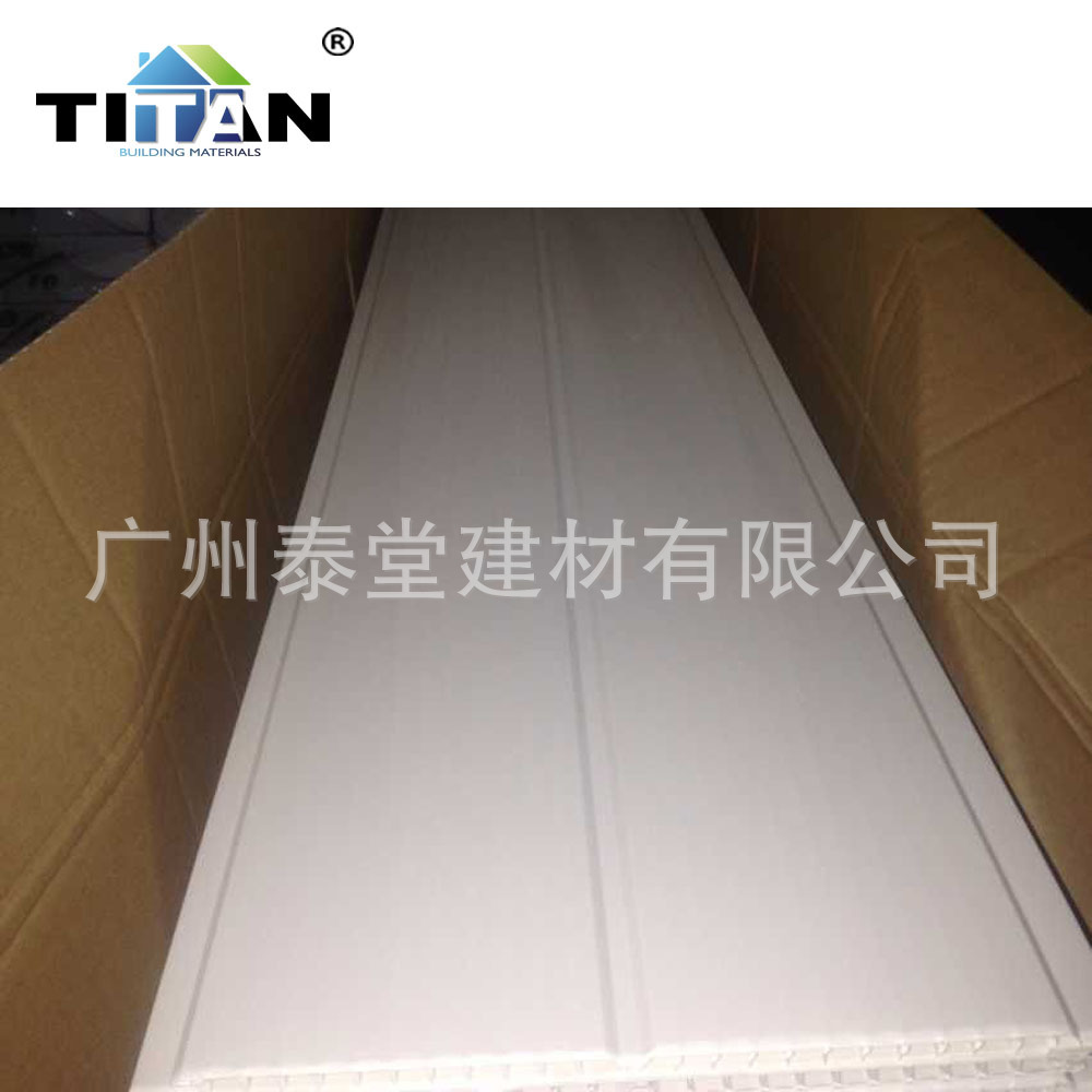 Exportación a Kenia Blanco Puguang Plástico Tablero de techo Fuel de PVC Panel de pared de PVC 8MM