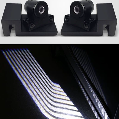 Angel Wings Car Carpet Lamp Welcome Lamp Projection Lamp Carpet Lamp LED Change Decorative Lamp Dream Light Car Lamp (Other lights)