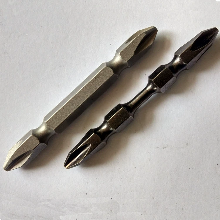 Пистолет черный двуглавый Крестовая пневматическая головка отвертки бронзовая двухсекционная головка отвертки бамбуковая головка отвертки