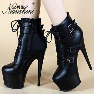 ������ 15cm���߸��������ĵ�Ͳѥ ǰϵ�������ݳ�ҹ��DJ�G���ѥ