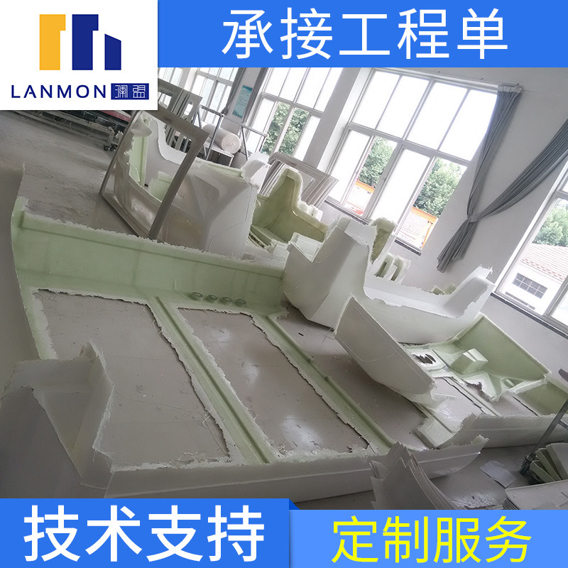 来图工程车玻璃钢覆盖件/玻璃钢引擎罩/环卫车垃圾车覆盖