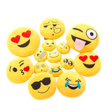 Забавная плюшевая игрушка, смайлики-эмодзи, детская подушка, оптовые продажи, новая коллекция, подарок на день рождения, с печатью вашего логотипа