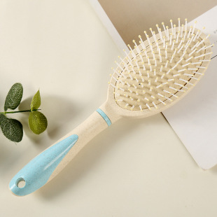 Creative wheat straw oval plate comb fashion hair care beauty comb new nylon airbag comb factory wholesale