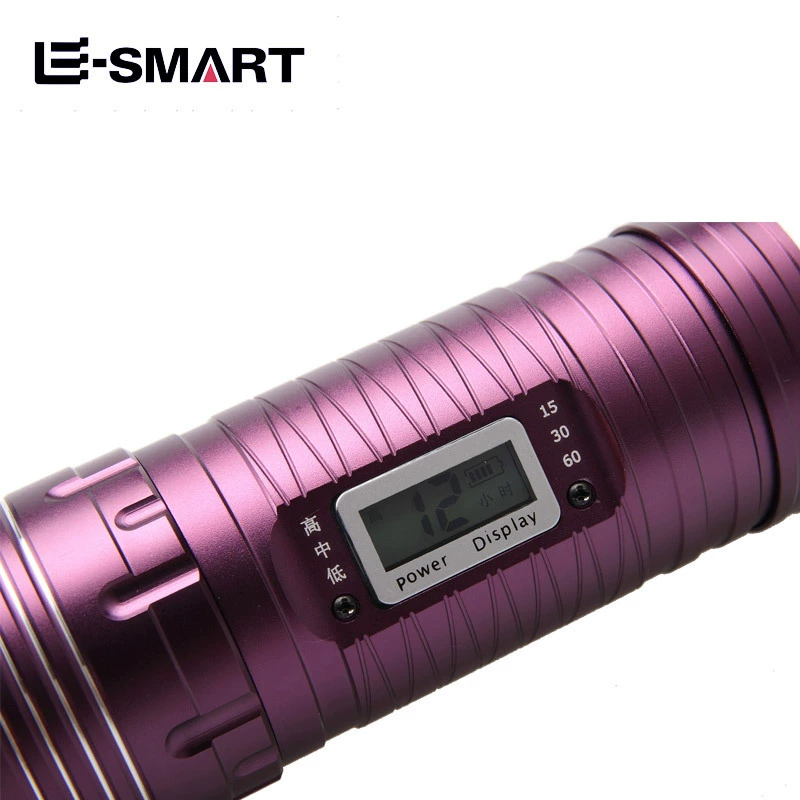 Надувная для наружной рыбалки налобная лампа (E-SMART) 5Вт двойной луч, телескопическое зум, синий свет, штатив совместимый