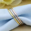 Classic fashionable ring stainless steel, Japanese and Korean, Korean style, three colors