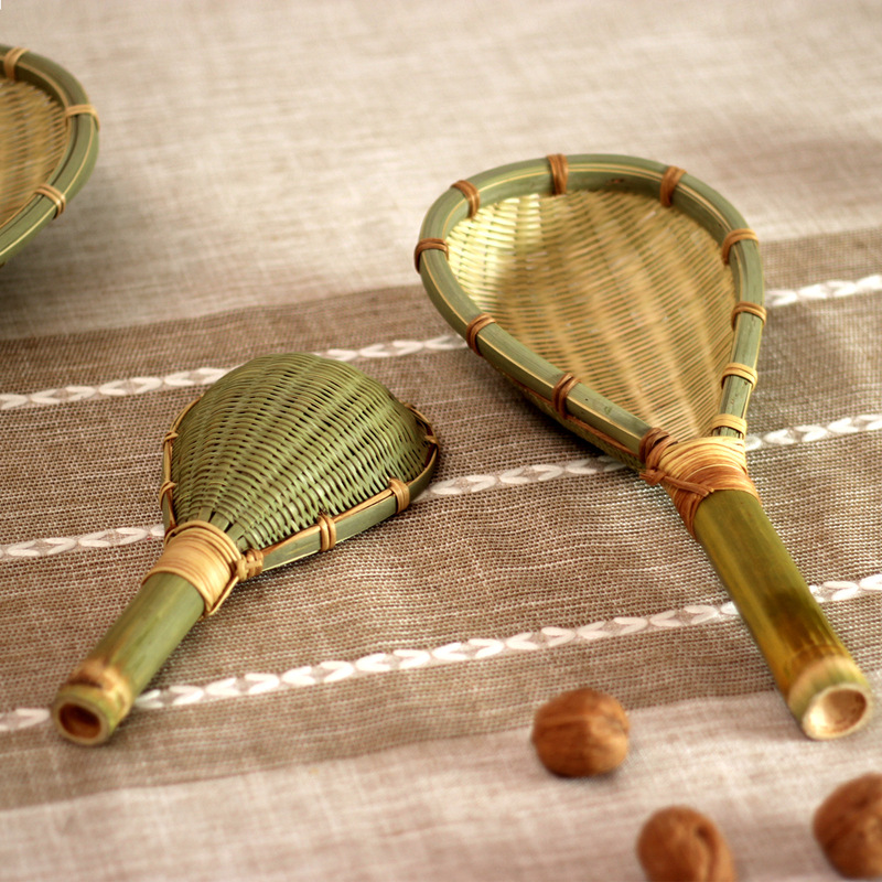 Bamboo products Bamboo woven colander noodle scoop spicy hot bamboo filter Net scoop net leak filter scoop fried
