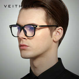 VEITHDIA电脑镜 光学眼镜架 TR90平光镜 批发8002