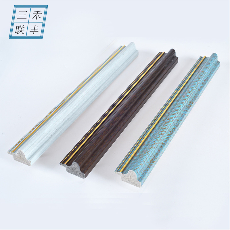 Sanhe Lianfeng Ps Foam Frame Wood Lines Photo Frame Decorative Painting Frameless Painting Inner Frame 3316 Small European Style Frame