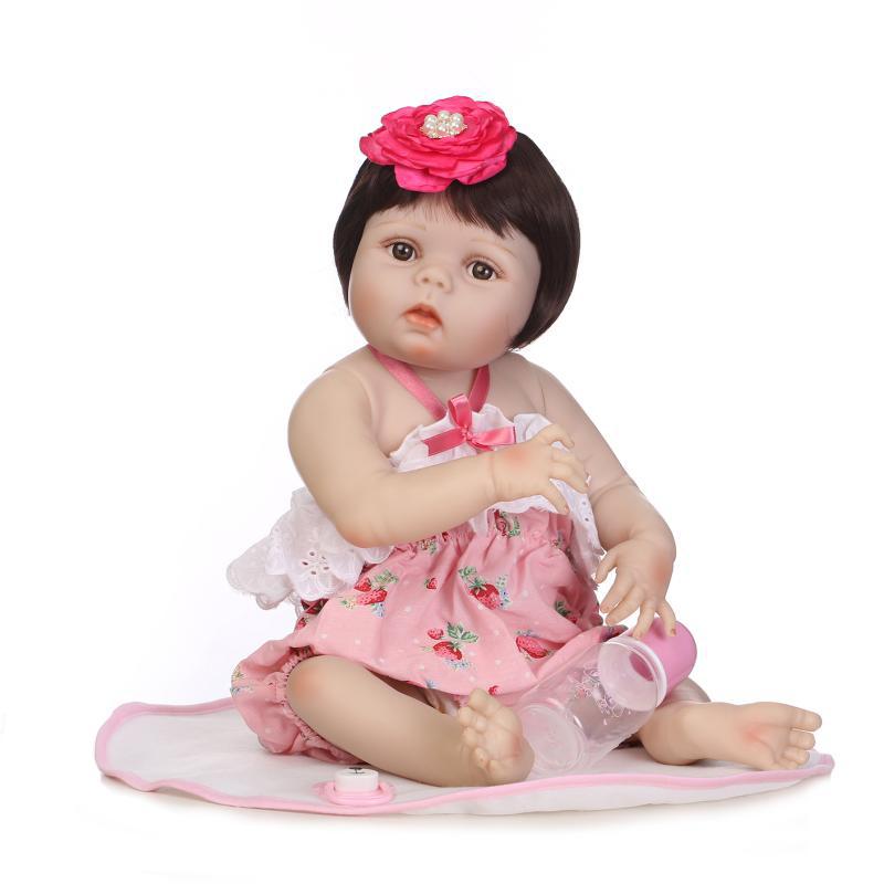 Pegamento completo puede entrar en el baño de agua simulación muñeca creativa regalo personalizado colección hobby chica juguete