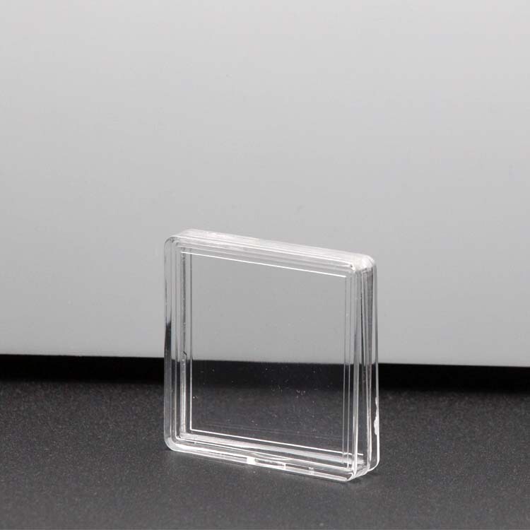 Multi-specification Square PS Full Transparent High-grade Art Gold Bars Silver Coins Manicure Diamond Collection Storage Plastic Display Box