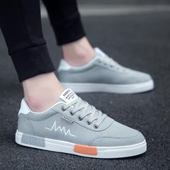 Spring new Korean version of trendy men's shoes, versatile sports and leisure canvas shoes, men's cloth shoes, student sneakers, trendy shoes