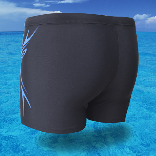 2018 Banfi brand men's boxer swimming trunks/men's swimsuit/fashionable printed pattern boxer swimming trunks
