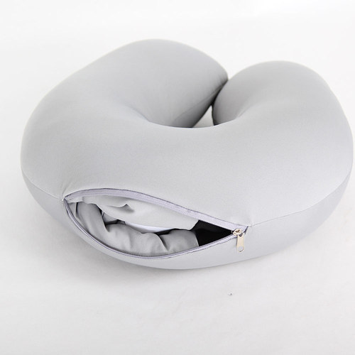 Cartoon U-shaped pillow penguin dual-purpose pillow functional pillow foam particle pillow cute two-in-one doll neck pillow wholesale