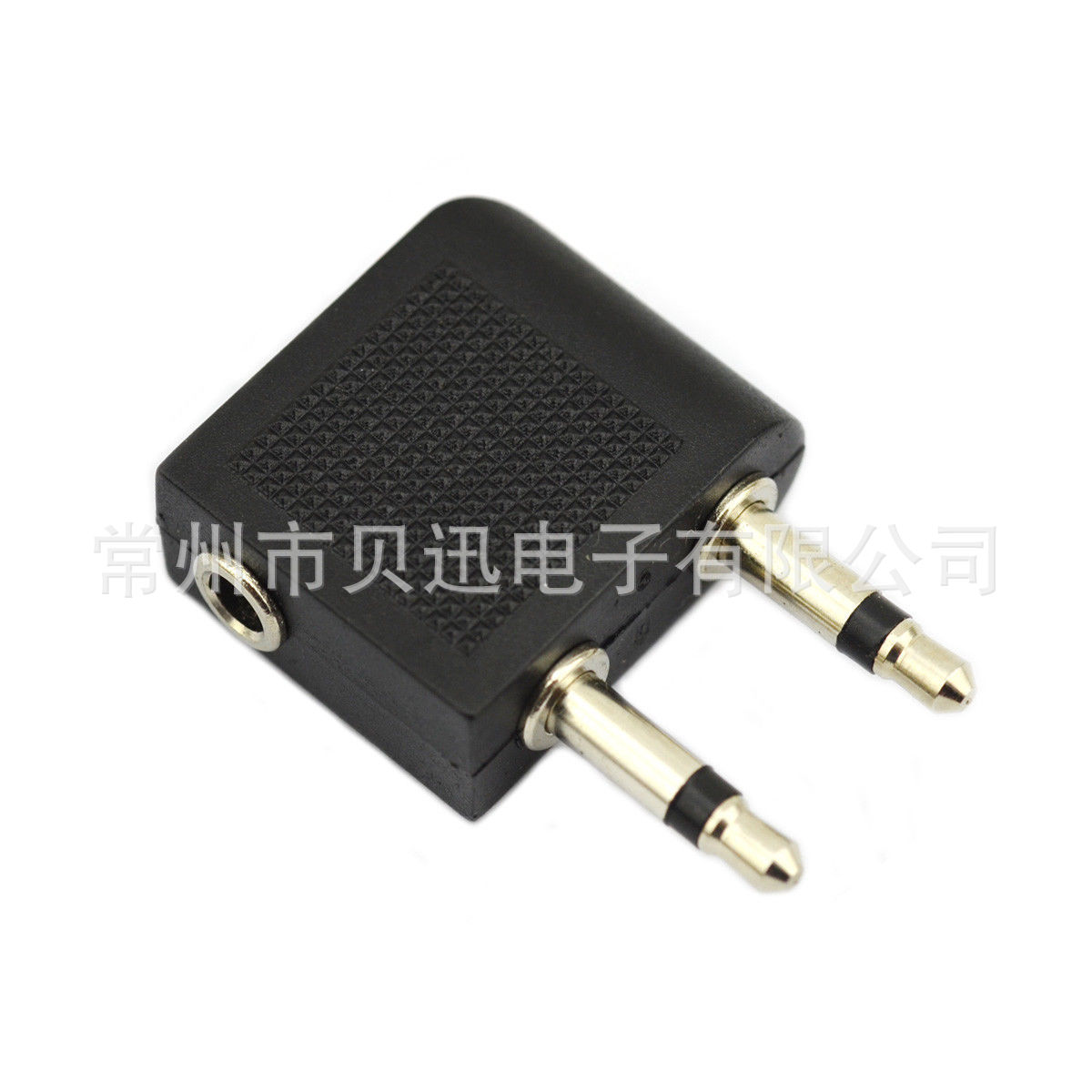 双3.5公转母耳机飞机插头 航空音频转接头 转换头 转接器