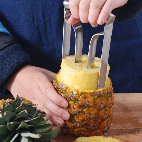 Stainless steel pineapple meat remover pineapple knife eye peeler pineapple core remover pineapple peeling knife