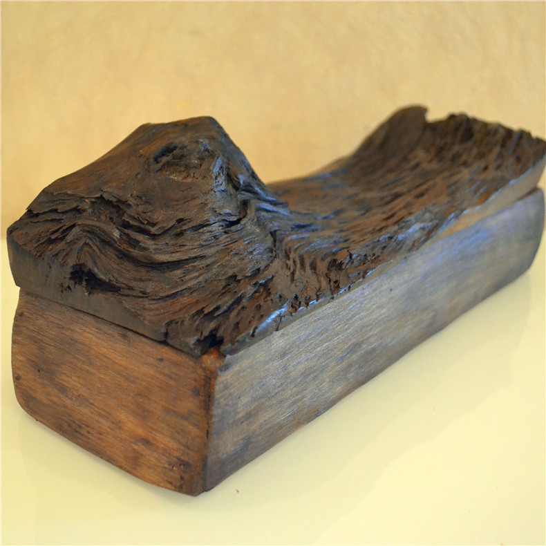 Thai Handicraft Solid Wood Chopstick Box Wooden Storage Box Desktop Southeast Asian Style Restaurant Supplies Ornament Box