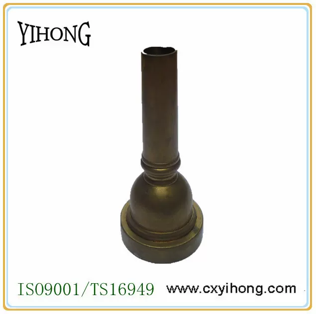 厂家五金加工铜合金压铸件小号乐器号嘴通用学生初学演奏吹嘴配件