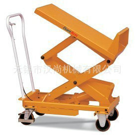 长期供应 移动式可倾斜平台车 液压手推升降平台车