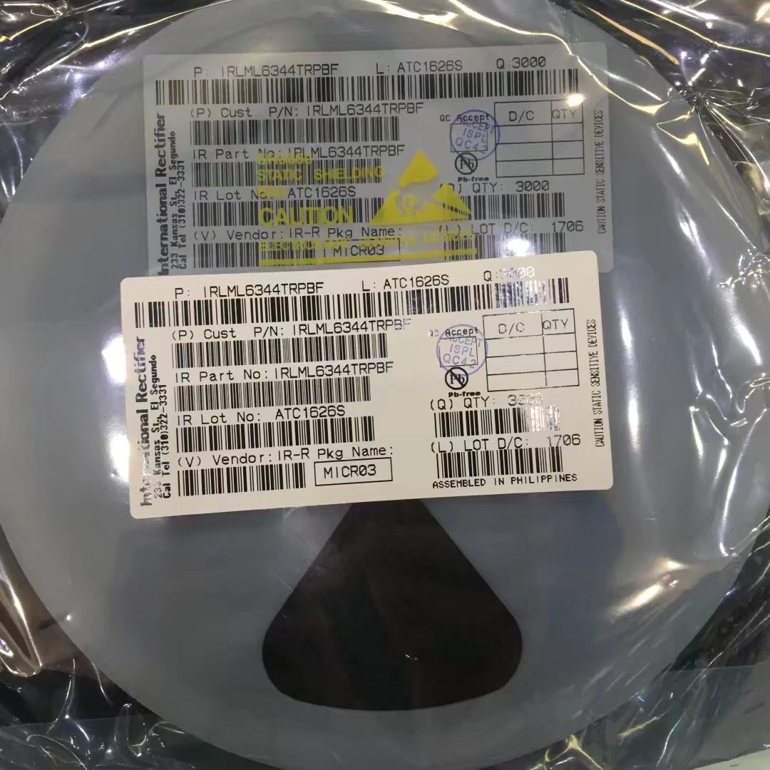 原厂正品IRLML6344TRPBF SOT-23 N沟道30V5A 丝印U3CVT IRLML6344