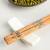 Bamboo chopsticks printed flower block Zizi manufacturers wholesale and wholesale places scattered chopsticks printed bamboo chopsticks.