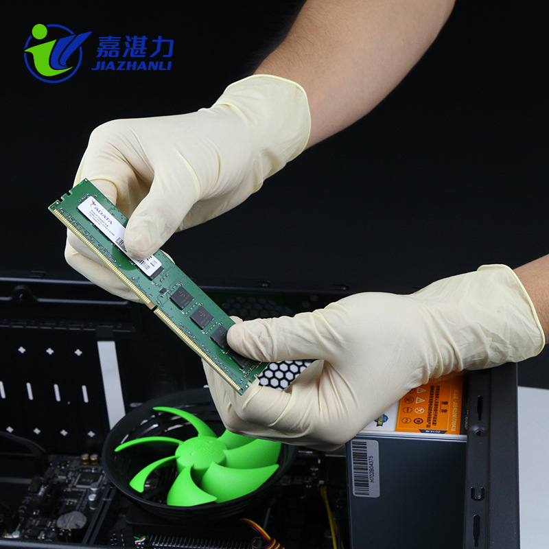 Al por mayor guantes de látex sin polvo de purificación de 12 pulgadas guantes de látex desechables alargados de fábrica electrónica de sala limpia sin polvo