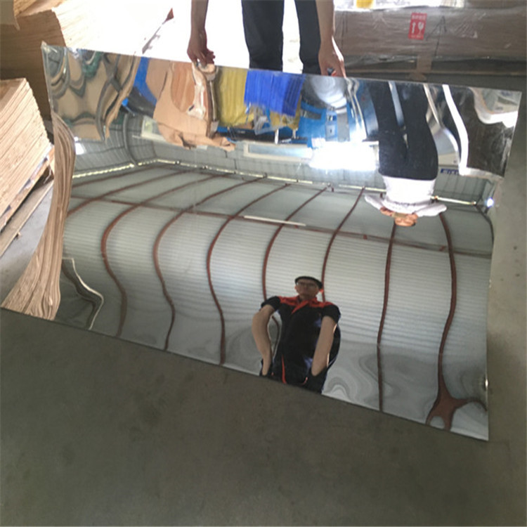 镜面板亚克力镜ps镜子pet镜面地毯pe双面镜塑料材质不碎亮度好