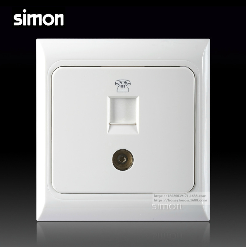 simon/西蒙 61系列 电视加电话插座J60491