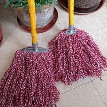 厂家批发木质棉纱拖把棉线拖布家用拖把日用清洁工具