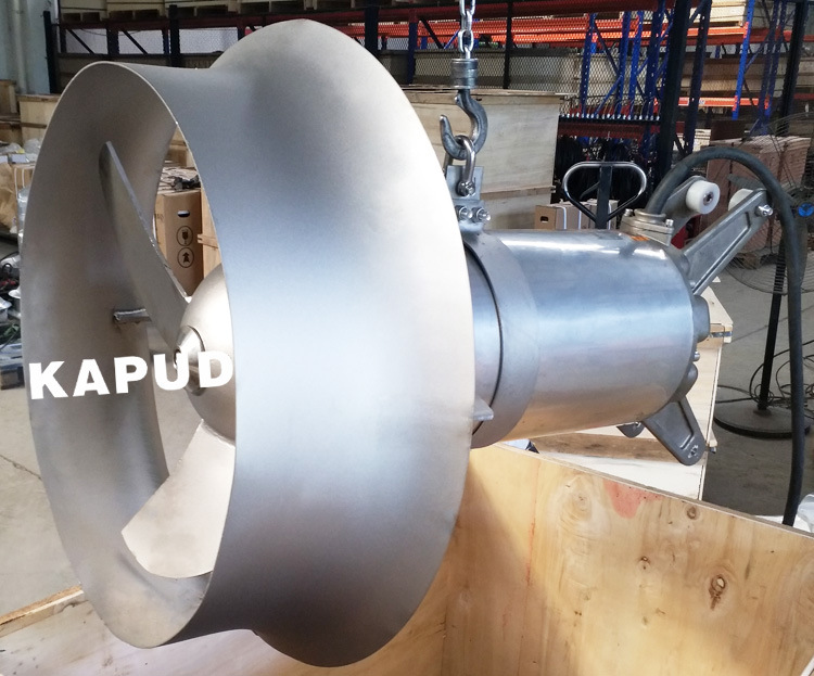 10KW城市污水处理搅拌机 高速混合潜水搅拌机  低速推流器