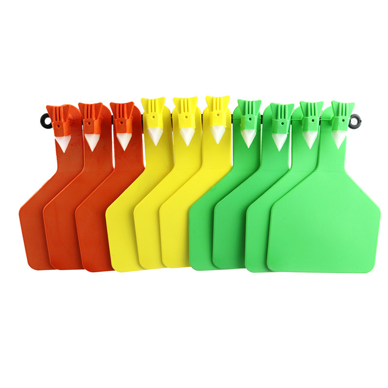 一体式耳标牌奶牛加大耳标牌TPU连体耳标激光刻字动物猪牛羊耳标