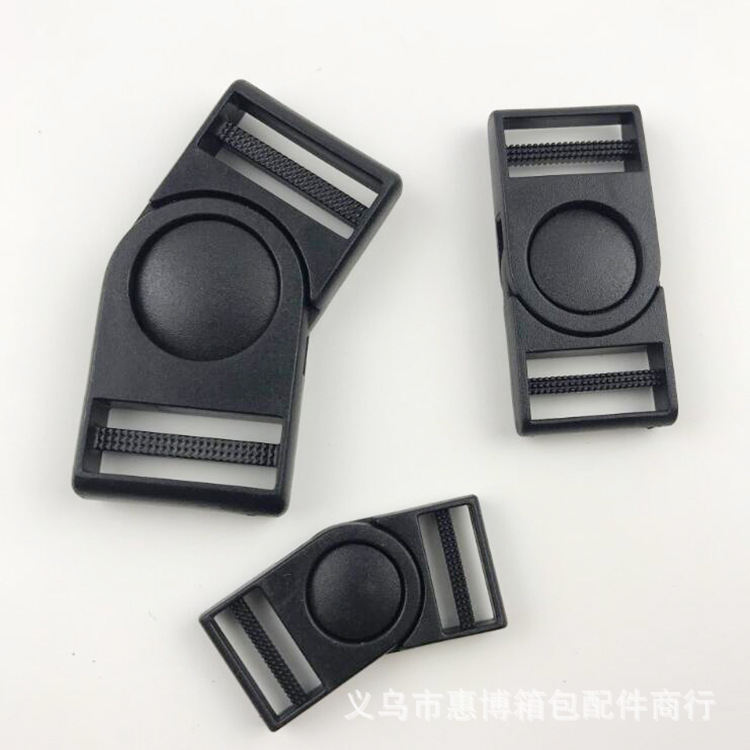Plastic backpack with clasp