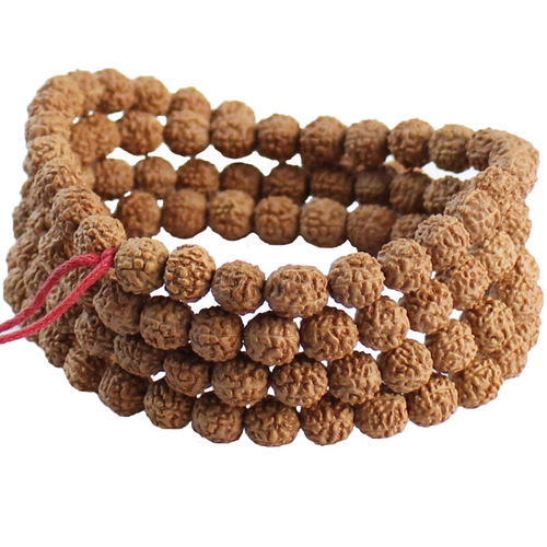 Manufacturer wholesale dragon scale bodhi seed Buddha bead bracelet original seed play bracelet for male and female couple small Rudraksha 108