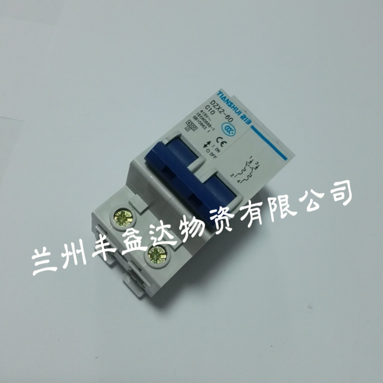 天水二一三电器小型断路器 DZX2-60 10A/2P C型 核心代理支持混批