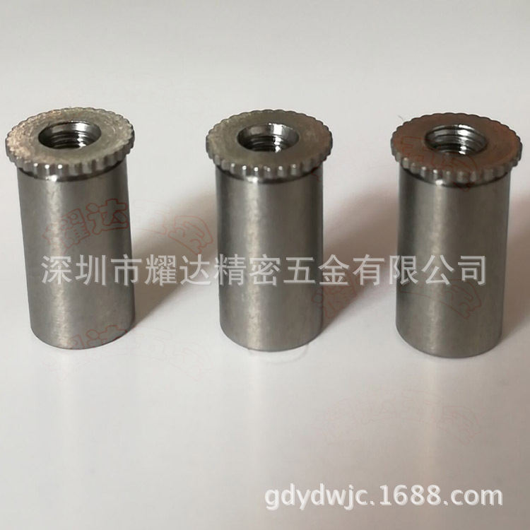 深圳厂家批发 压铆螺母柱DSO-M3-7/6.35 DSOS不锈钢螺母柱m3