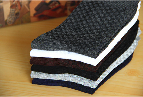 New Bamboo Fiber Socks, Summer Socks, Non-Balling Business Men's Socks, Direct Factory Sales