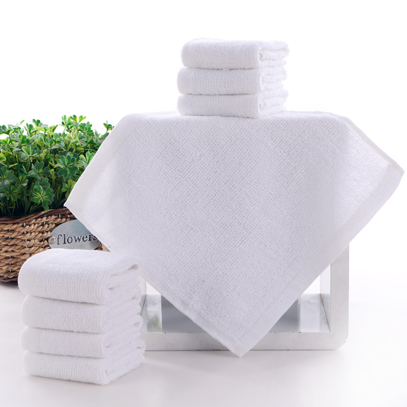 20g 30g Cotton White Square Towel Rag Small Towel Hotel Catering Dish Towel 40g 30*30 25*25