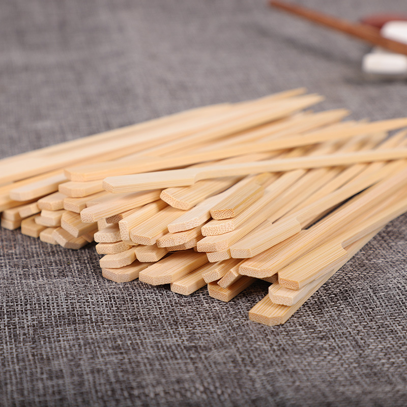 La cuerda de la pistola de hierro desechable Guandong hervida la cuerda palo de incienso de cuero blanco Barra cuadrada para hornear palo puede ser fijo logotipo palo de bambú