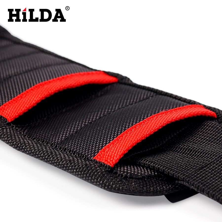 Hilda actualización alargada potente herramienta magnética correa de muñeca ajustable herramienta de bricolaje cinturón