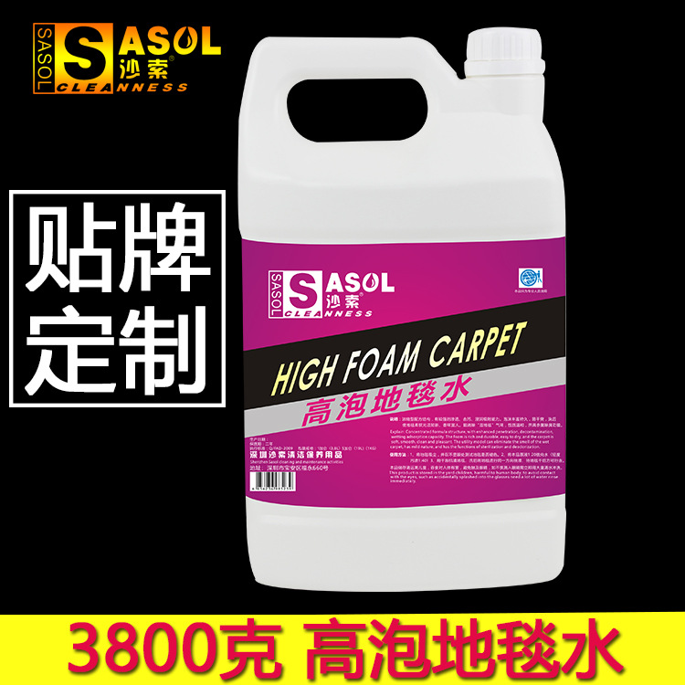 Wholesale High-Foaming Carpet Cleaner 3.8kg Powerful Stain Remover High-Foaming Hotel and Home Carpet Cleaning Magic Tool
