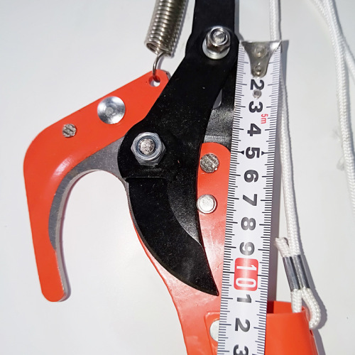 Garden tools Xingshuo red iron library band saw with rope high branch saw high altitude pruning fruit branch scissors high branch shears