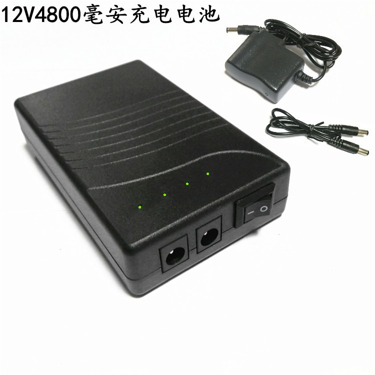 12V锂电池18650电芯7800毫安电池监控安防照明后备电源智能防护