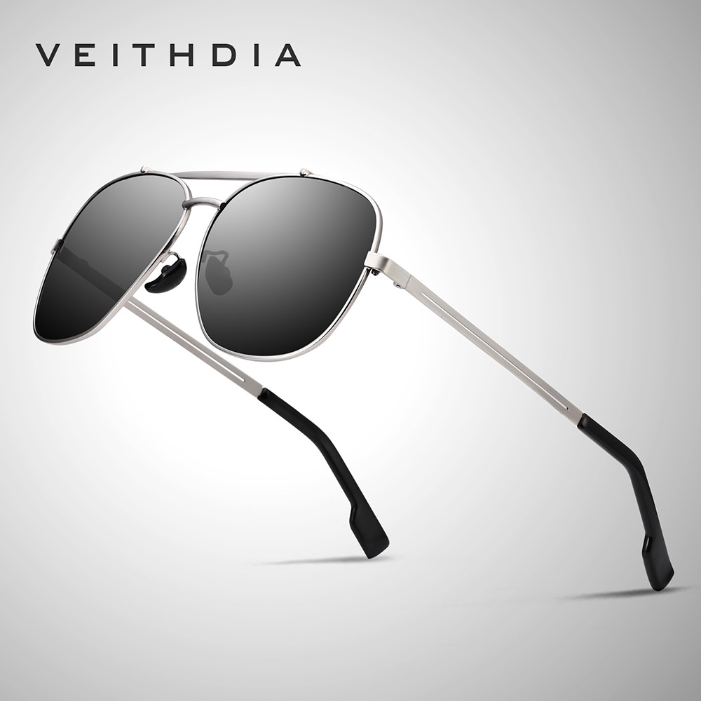 Gafas de sol polarizadas de marco cuadrado sin marca LOGO Gafas de sol de sapo de protección UV de moda 2493