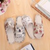 Summer non-slip wear-resistant slide platform indoor suitable for men and women, slippers, cotton and linen, wholesale