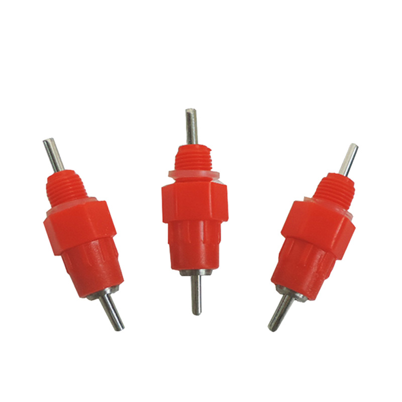 养鸡饮水器鸡用自动饮水器鸡用对接式饮水嘴鸡鸭鹅对接钢球饮水器