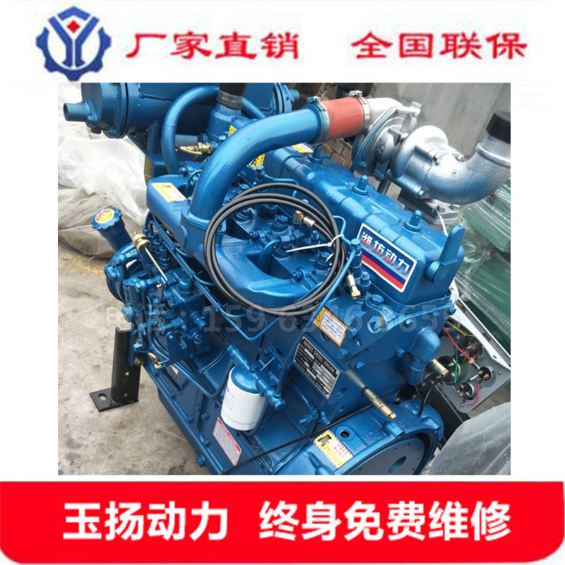 鄂州ZH4102ZC船用柴油机 渔船捕捞养殖专用 配带皮带轮机油冷却器