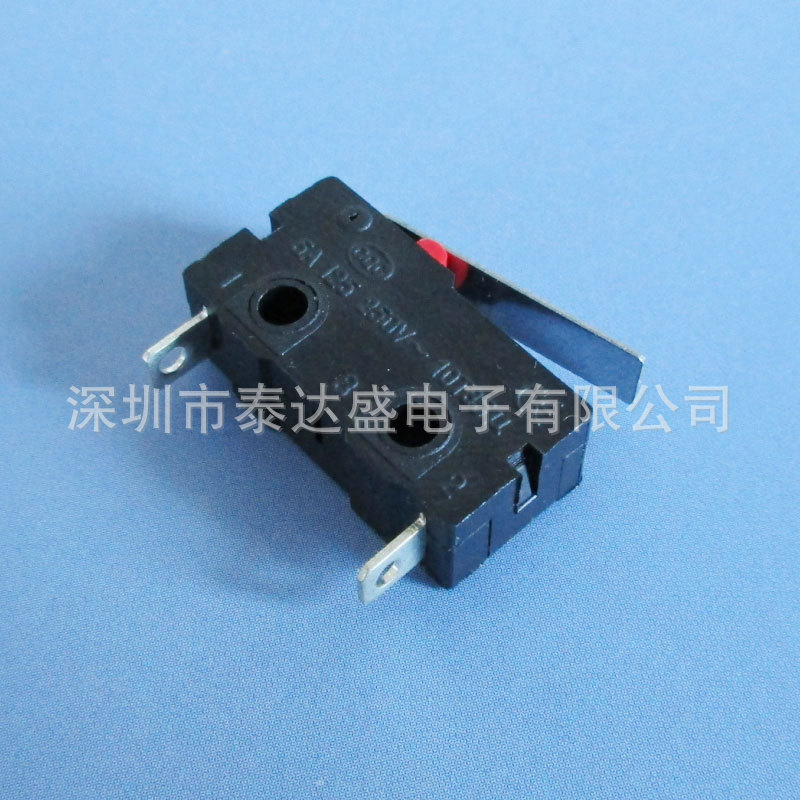两脚电路常闭式小型行程开关 直柄全铜高品质微动开关KW12-B常闭