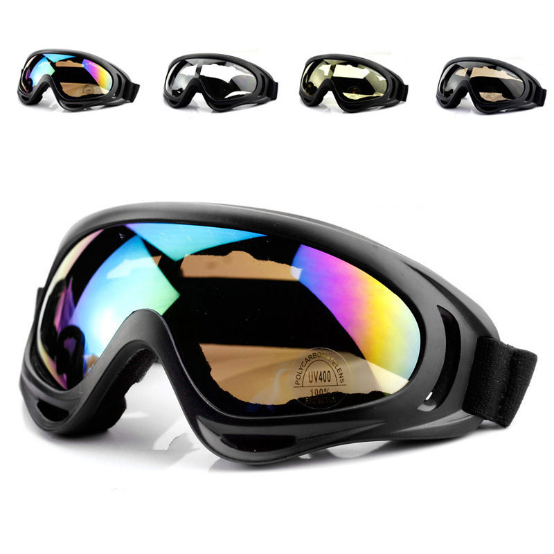 户外风镜 骑行摩托车运动护目镜 X400挡风沙迷战术装备 滑雪眼镜